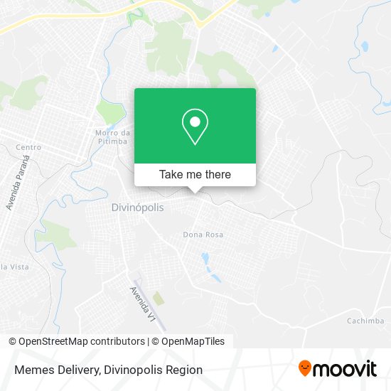 Memes Delivery map