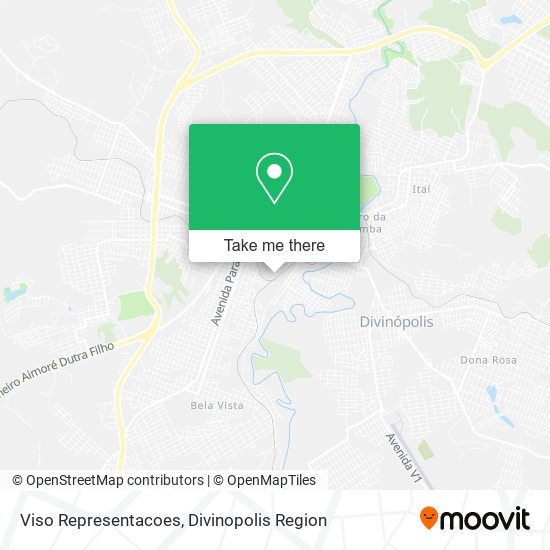 Viso Representacoes map