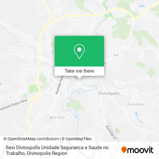 Sesi Divinopolis Unidade Seguranca e Saude no Trabalho map