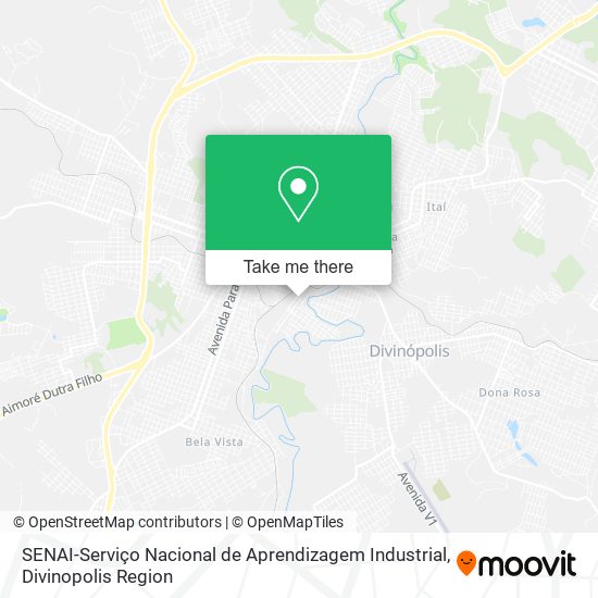 Mapa SENAI-Serviço Nacional de Aprendizagem Industrial