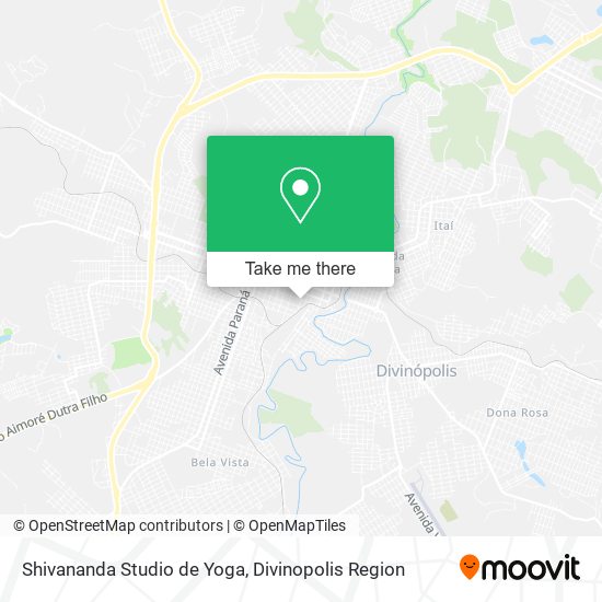 Shivananda Studio de Yoga map