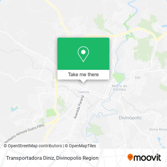 Transportadora Diniz map