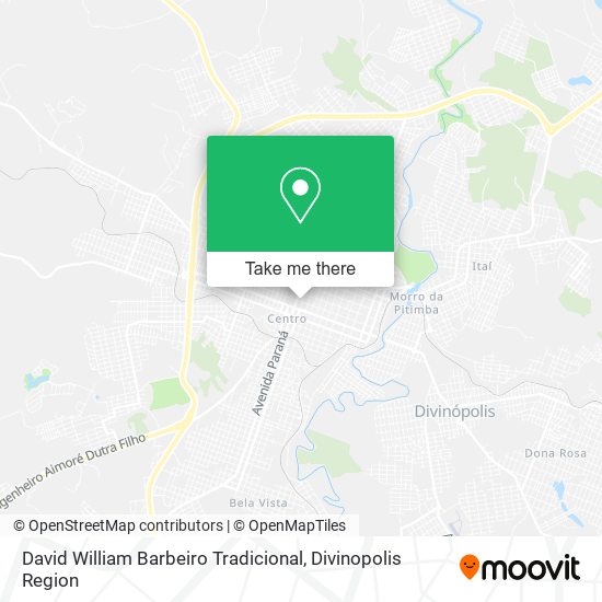 David William Barbeiro Tradicional map