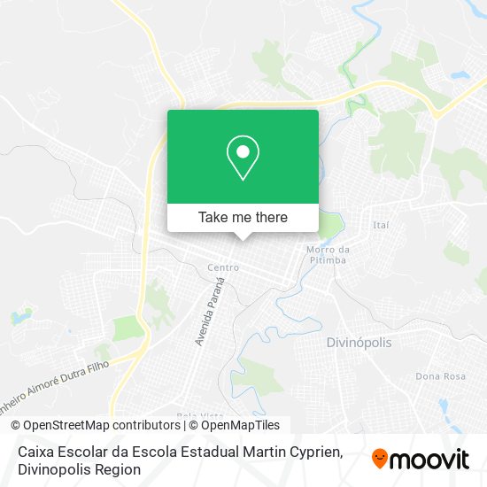 Caixa Escolar da Escola Estadual Martin Cyprien map