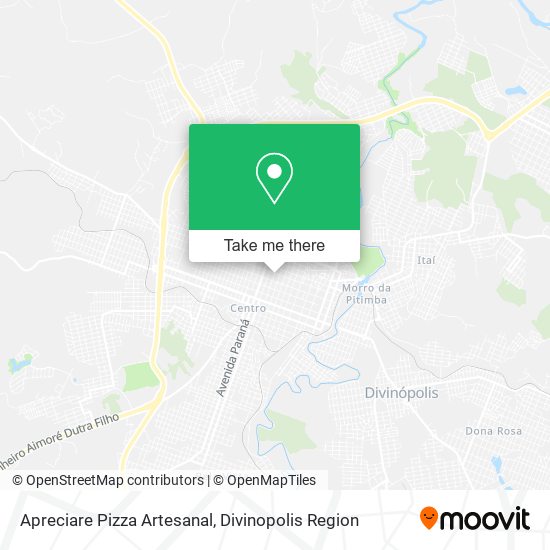 Mapa Apreciare Pizza Artesanal