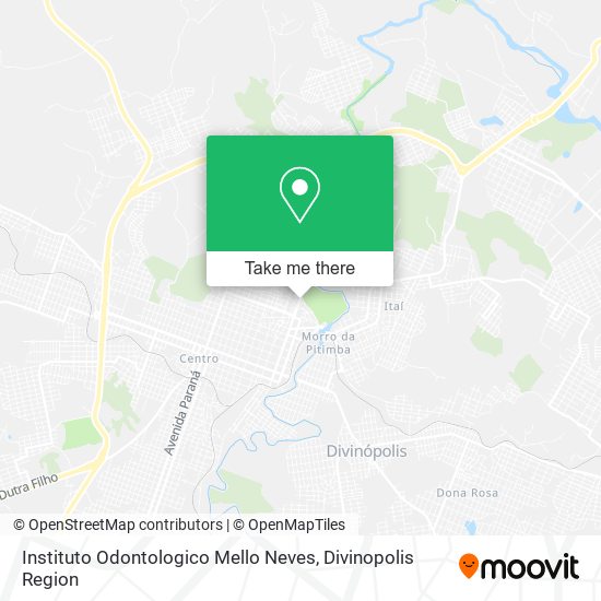 Instituto Odontologico Mello Neves map