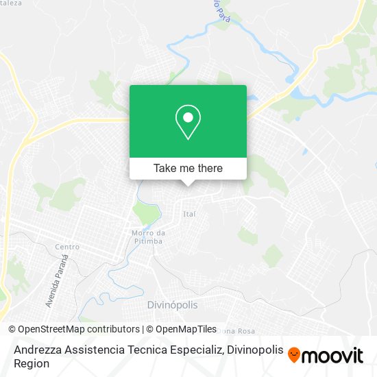 Mapa Andrezza Assistencia Tecnica Especializ