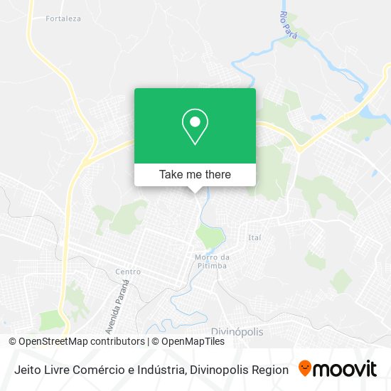 Jeito Livre Comércio e Indústria map