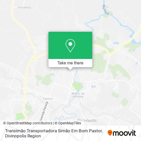 Mapa Transimão Transportadora Simão Em Bom Pastor