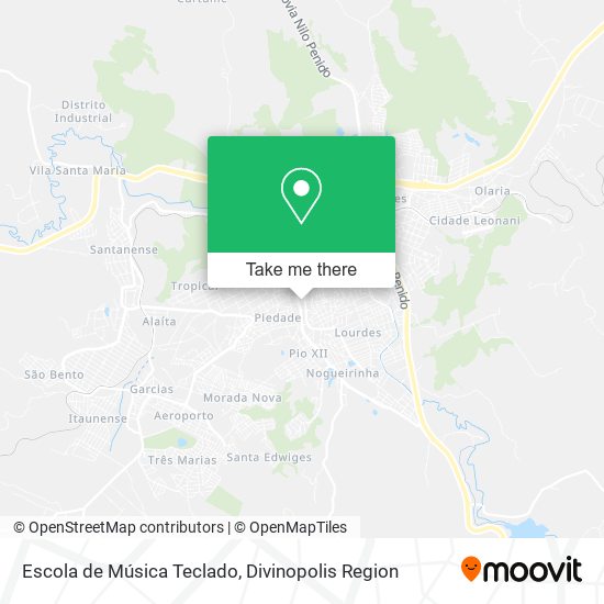 Mapa Escola de Música Teclado