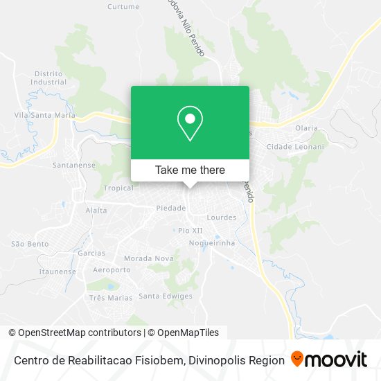 Centro de Reabilitacao Fisiobem map