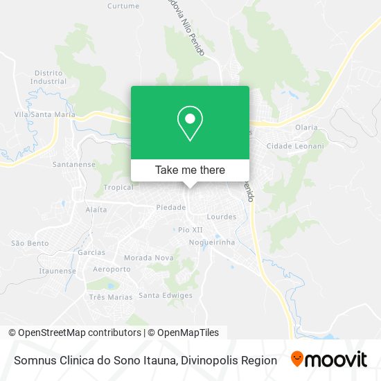 Somnus Clinica do Sono Itauna map