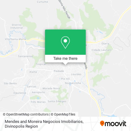Mendes and Moreira Negocios Imobiliarios map