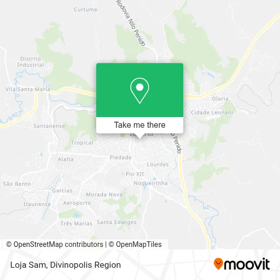 Loja Sam map