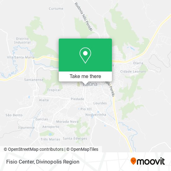 Fisio Center map