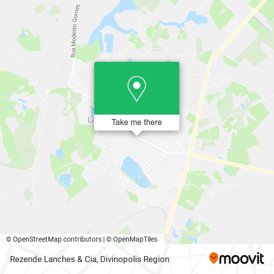 Rezende Lanches & Cia map
