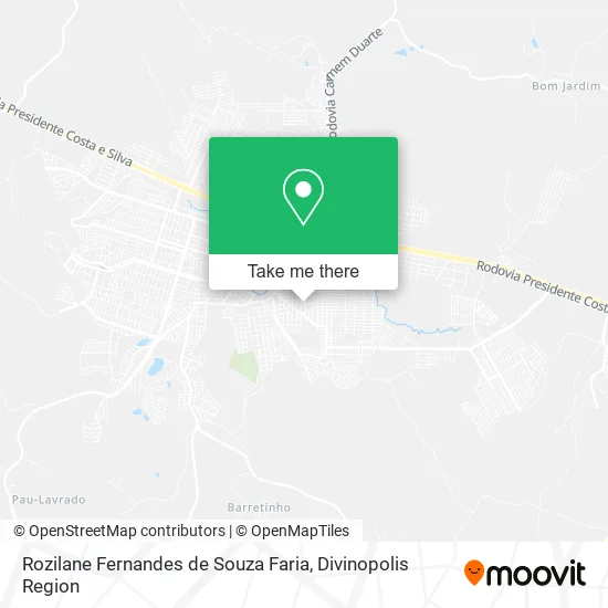 Rozilane Fernandes de Souza Faria map