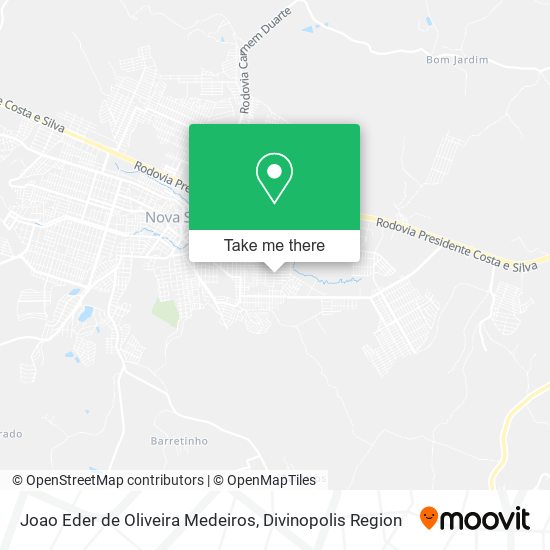 Joao Eder de Oliveira Medeiros map