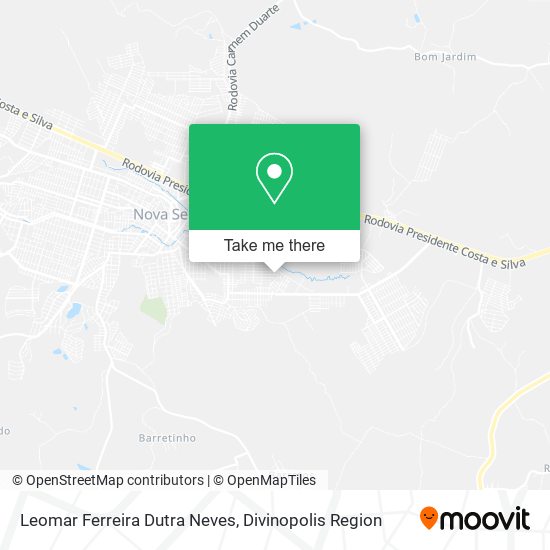 Leomar Ferreira Dutra Neves map