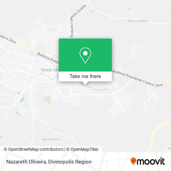 Mapa Nazareth Oliveira