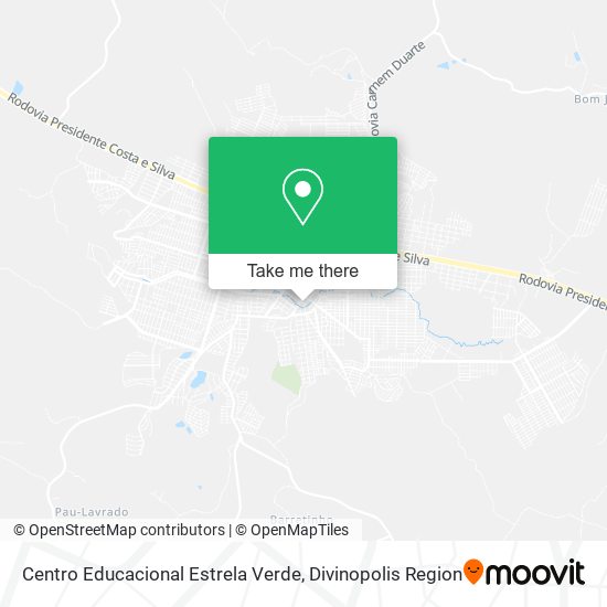 Centro Educacional Estrela Verde map