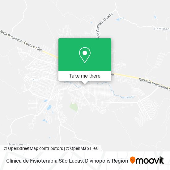 Clínica de Fisioterapia São Lucas map