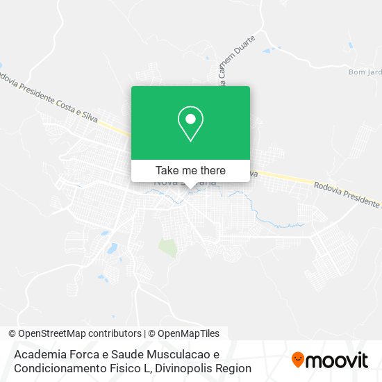 Academia Forca e Saude Musculacao e Condicionamento Fisico L map
