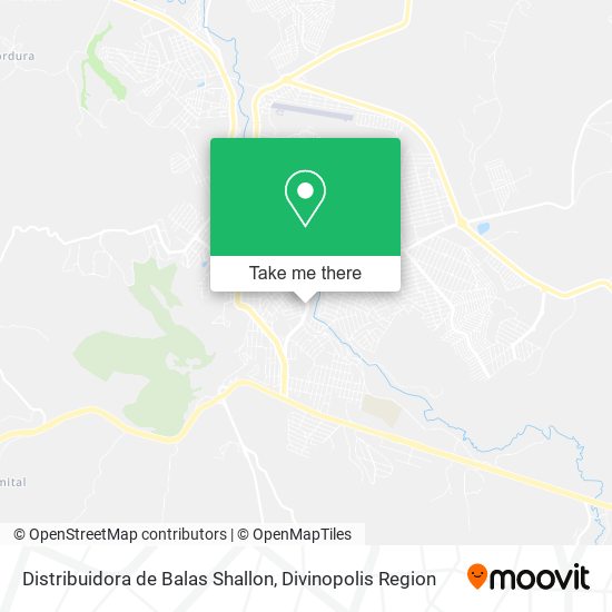 Distribuidora de Balas Shallon map