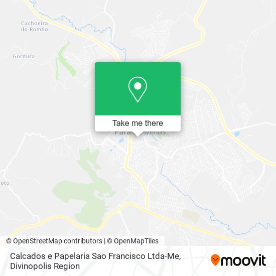 Calcados e Papelaria Sao Francisco Ltda-Me map