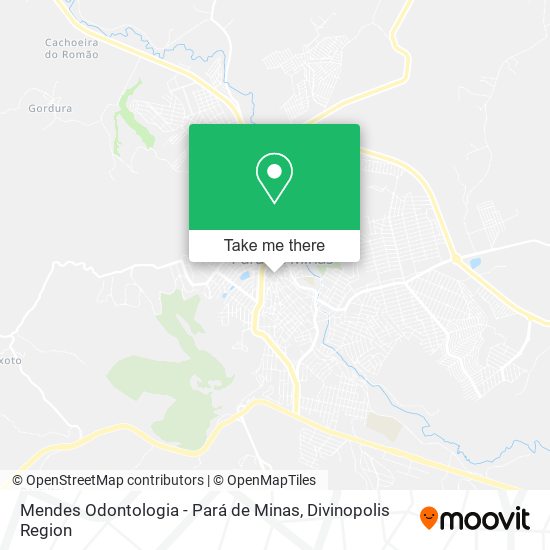 Mendes Odontologia - Pará de Minas map