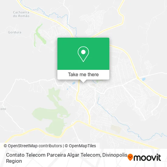 Contato Telecom Parceira Algar Telecom map