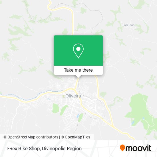 T-Rex Bike Shop map