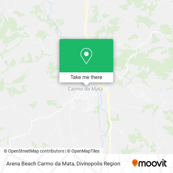 Arena Beach Carmo da Mata map