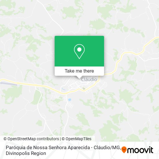Paróquia de Nossa Senhora Aparecida - Cláudio / MG map