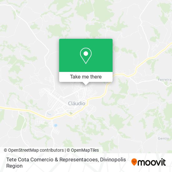 Tete Cota Comercio & Representacoes map