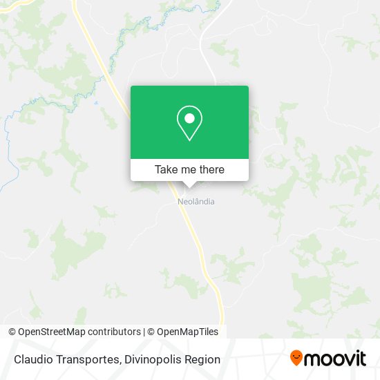 Claudio Transportes map