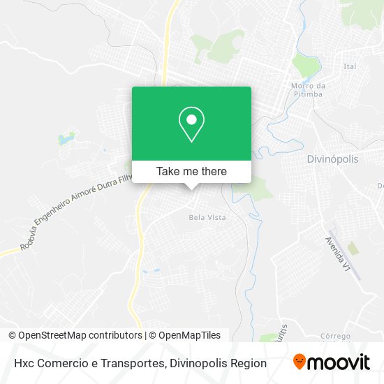 Hxc Comercio e Transportes map