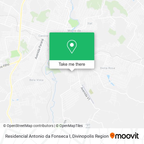 Residencial Antonio da Fonseca I map