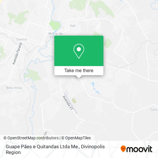 Guape Pães e Quitandas Ltda Me. map