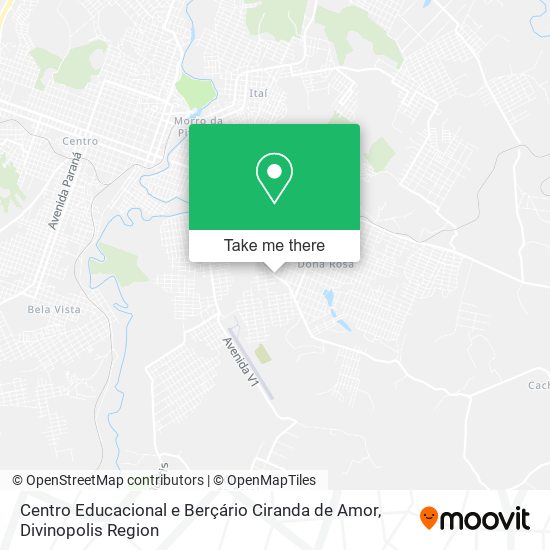 Centro Educacional e Berçário Ciranda de Amor map