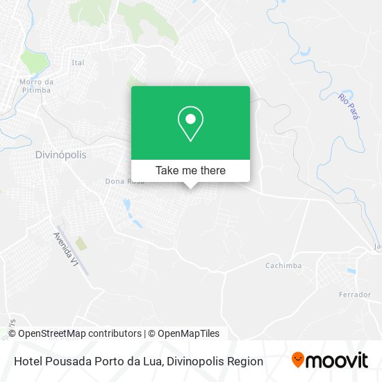 Hotel Pousada Porto da Lua map