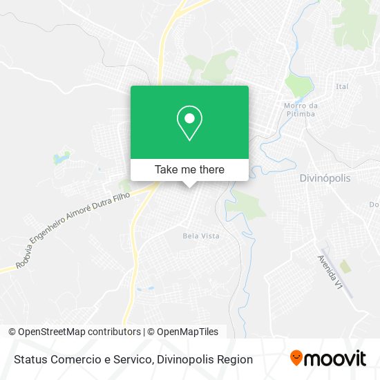 Status Comercio e Servico map