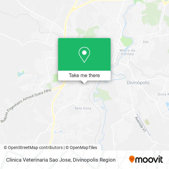 Clinica Veterinaria Sao Jose map