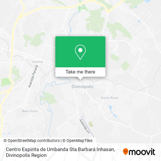 Centro Espirita de Umbanda Sta Barbará Inhasan map