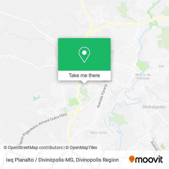 Mapa Ieq Planalto / Divinópolis-MG