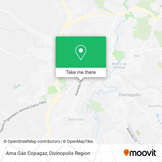 Ama Gás Copagaz map