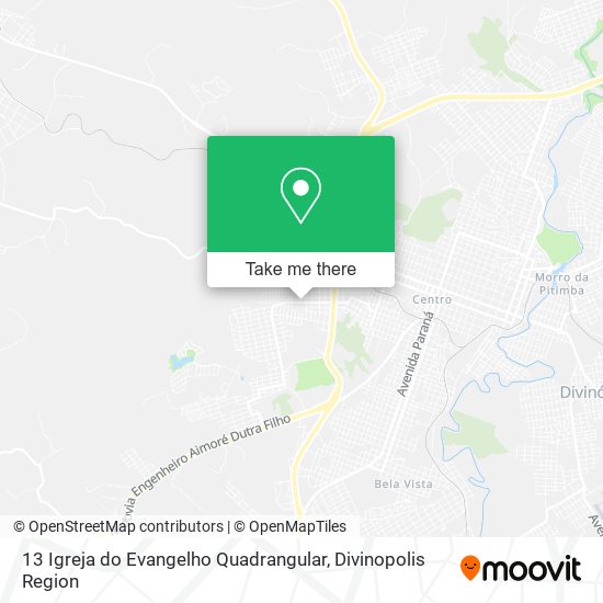 13 Igreja do Evangelho Quadrangular map