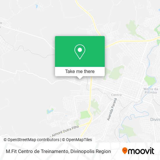 M.Fit Centro de Treinamento map