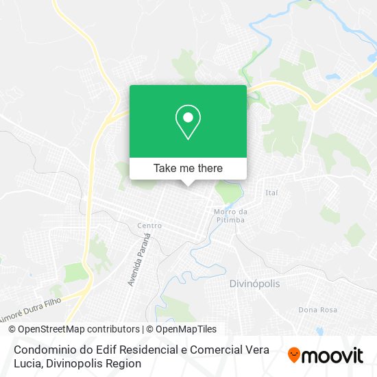 Mapa Condominio do Edif Residencial e Comercial Vera Lucia