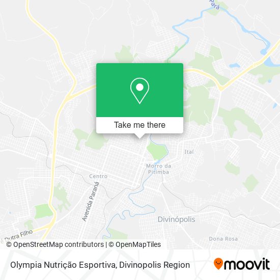 Mapa Olympia Nutrição Esportiva